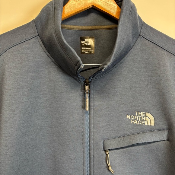 Men’s The North Face Blue Full Zip Coat - Picture 2 of 3